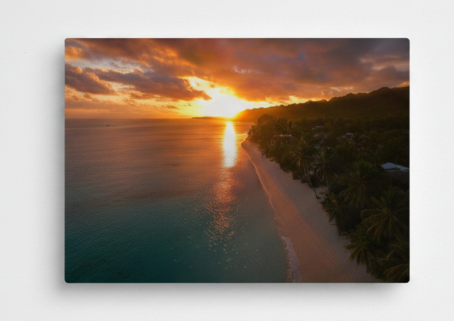 11x14 Metal Print Mockup - Clean No Holes